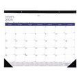 thumbnail image 1 of 2025 Blueline DuraGlobe Monthly Desk Pad Calendar, 22" x 17", January to December, C177227, 1 of 6