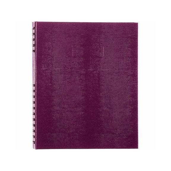 Blueline NotePro Hardcover Executive Journal 8.5" x 10.75" Wide-Ruled Grape 200 Pages (A10200.RAS)