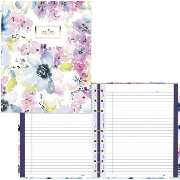 Blueline, REDAF340001, MiracleBind Passion Collection Notebook - Floral, 1 Each