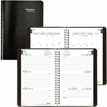 Blueline Weekly Academic Planner (ca101blk)