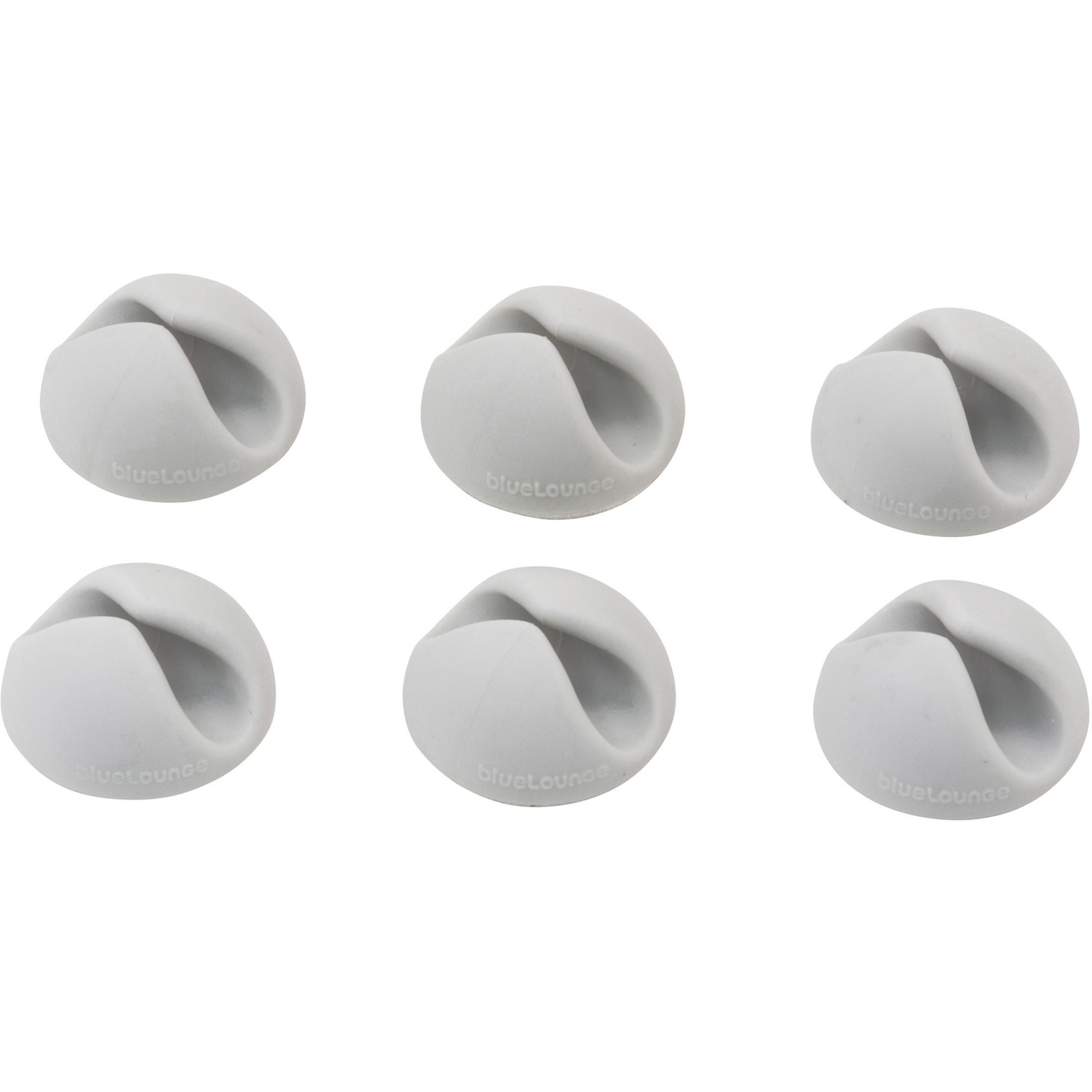 White Self-Adhesive Cable Clips for Desk and Wall