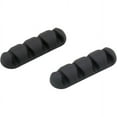 thumbnail image 1 of Bluelounge CableDrop Multi Cable Anchor for Multiple Cords - Cable Anchor - Black - 2 Pack | Bundle of 2 Packs, 1 of 1