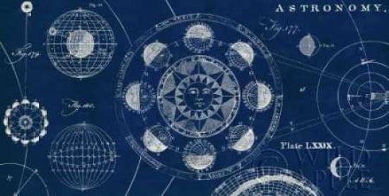 Blueprint Astronomy Canvas Art - Sue Schlabach (10 x 20)