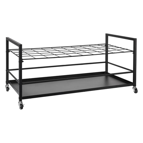Blueprint Rack 50 Slot, Mobile Blueprint Holder with Wheels - Metal Construction Plan Storage Cart for Architects, Engineers, Maps, Posters - Office, School, Home