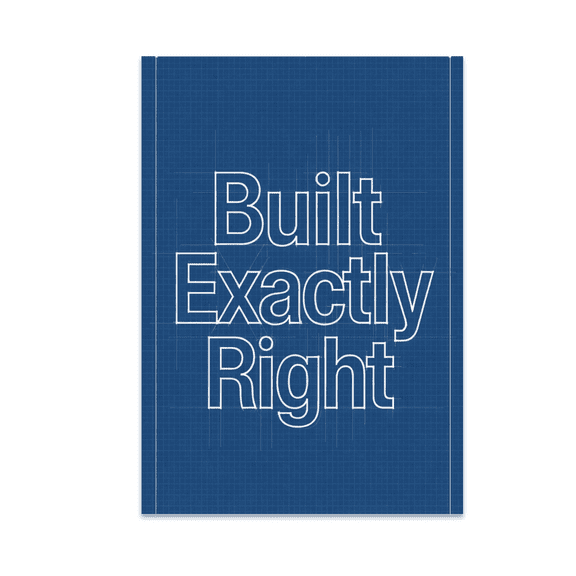 Blueprint Themed Wall Decor - Architecture Enthusiast - 13x19 Poster Print