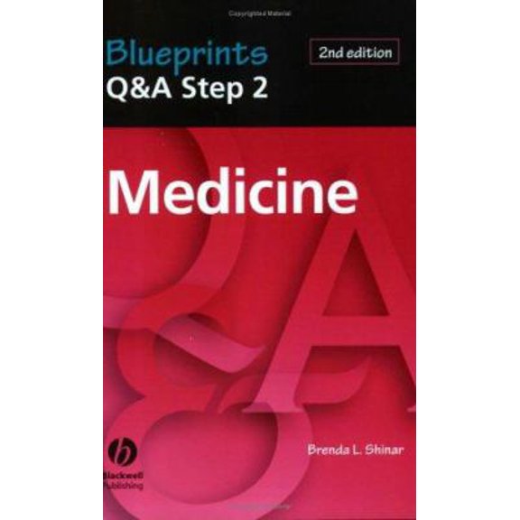 Pre-Owned Blueprints Q&a Step 2 Medicine (Paperback) 1405103892 9781405103893