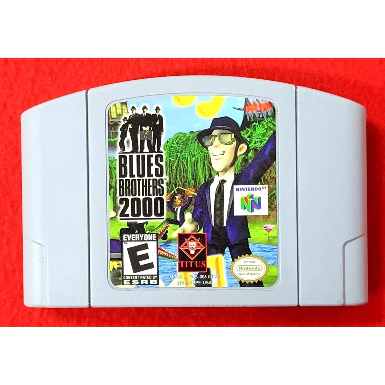 Blues Brothers 2000 Nintendo 64 N64 Gaming Card Tested