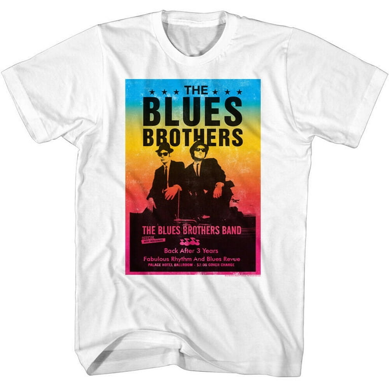 The Blues Brothers Band Poster Graphic T-Shirt The Blues Brothers Band Poster Graphic T-Shirt