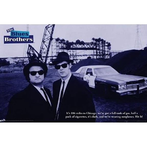 Blues Brothers Quote Poster (24 x 36)