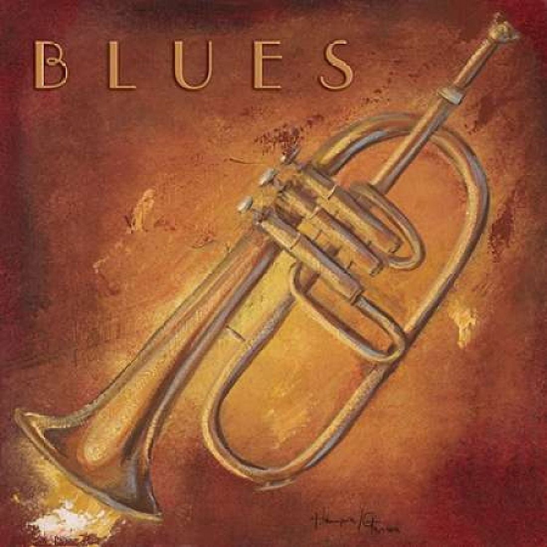 Blues Canvas Art - Hakimipour-Ritter (24 x 24)