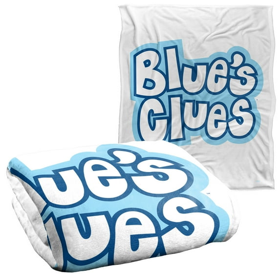 Blues Clues Blanket, 50"x60" Blue's Clues Vintage Logo Silky Touch Super Soft Throw Blanket