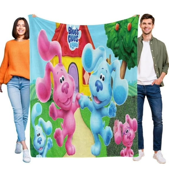 Blues Clues DXR Throw Blanket Gifts for Fans Lover Girls Boys Women Present Hoodie Him Bed 50"x60"