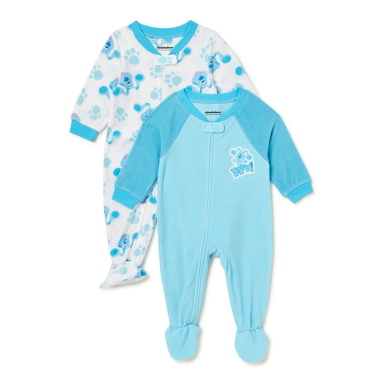 Blues Clues Toddler Girls Pajama Blanket Sleeper 2 Pack Sizes
