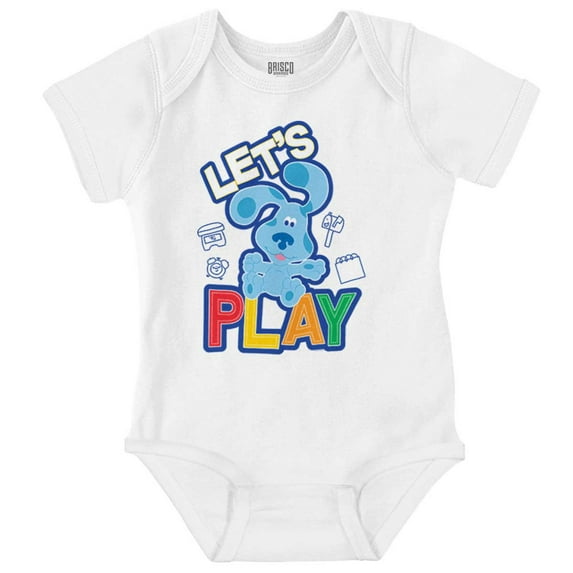 Blues Clues and Friends Lets Play Romper Boys or Girls Infant Baby Brisco Brands NB