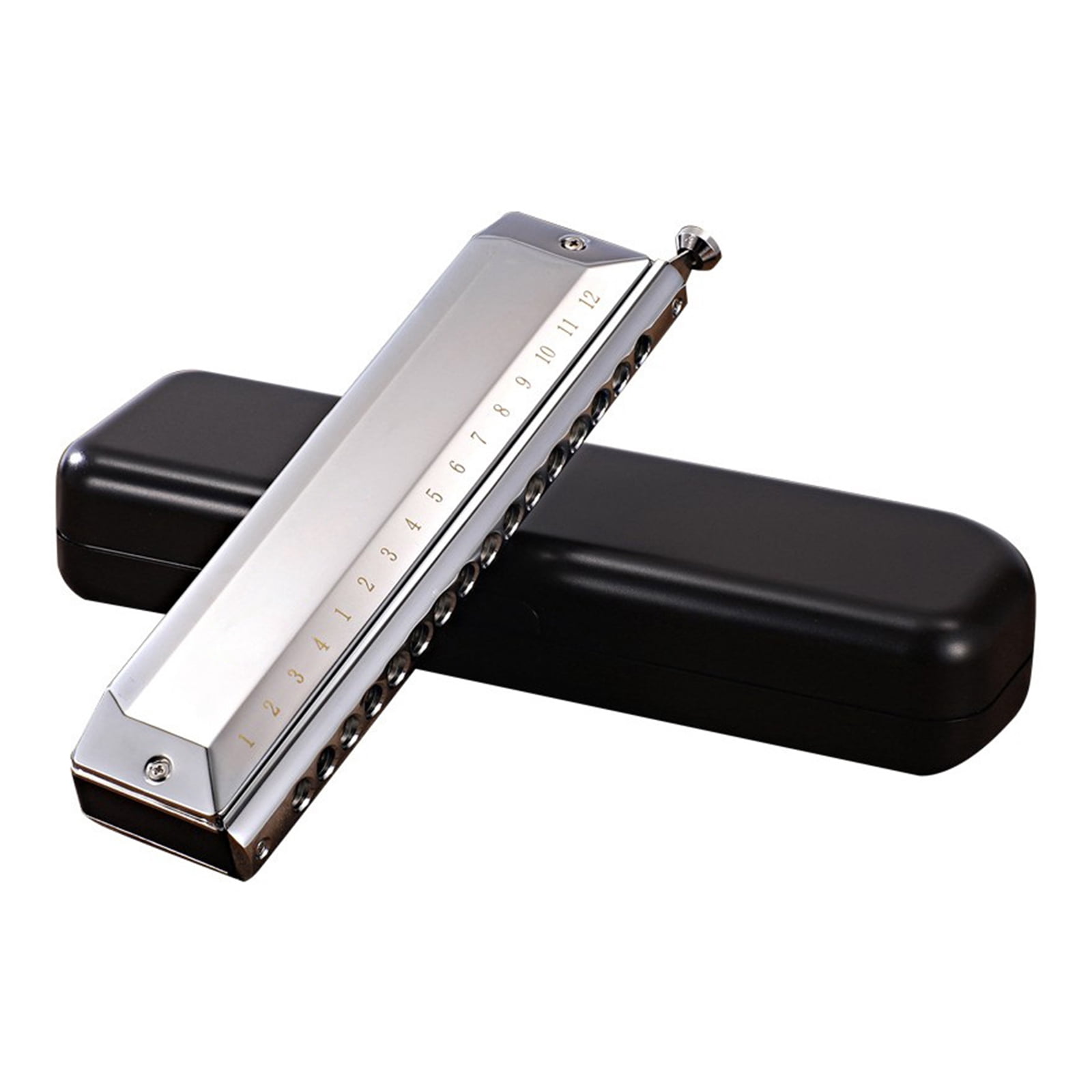 Blues Harmonica in C, 16 Holes Blues Harp Diatonic Harmonica C, Mouth Organ harmonica in C For Adults, Beginners