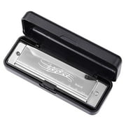Blues-Harmonica in C Key, 10 Holes Blues-Harp Diatonic Harmonica 20 Tones Mouth Organ Harmonica For Adult, Kid, Beginner