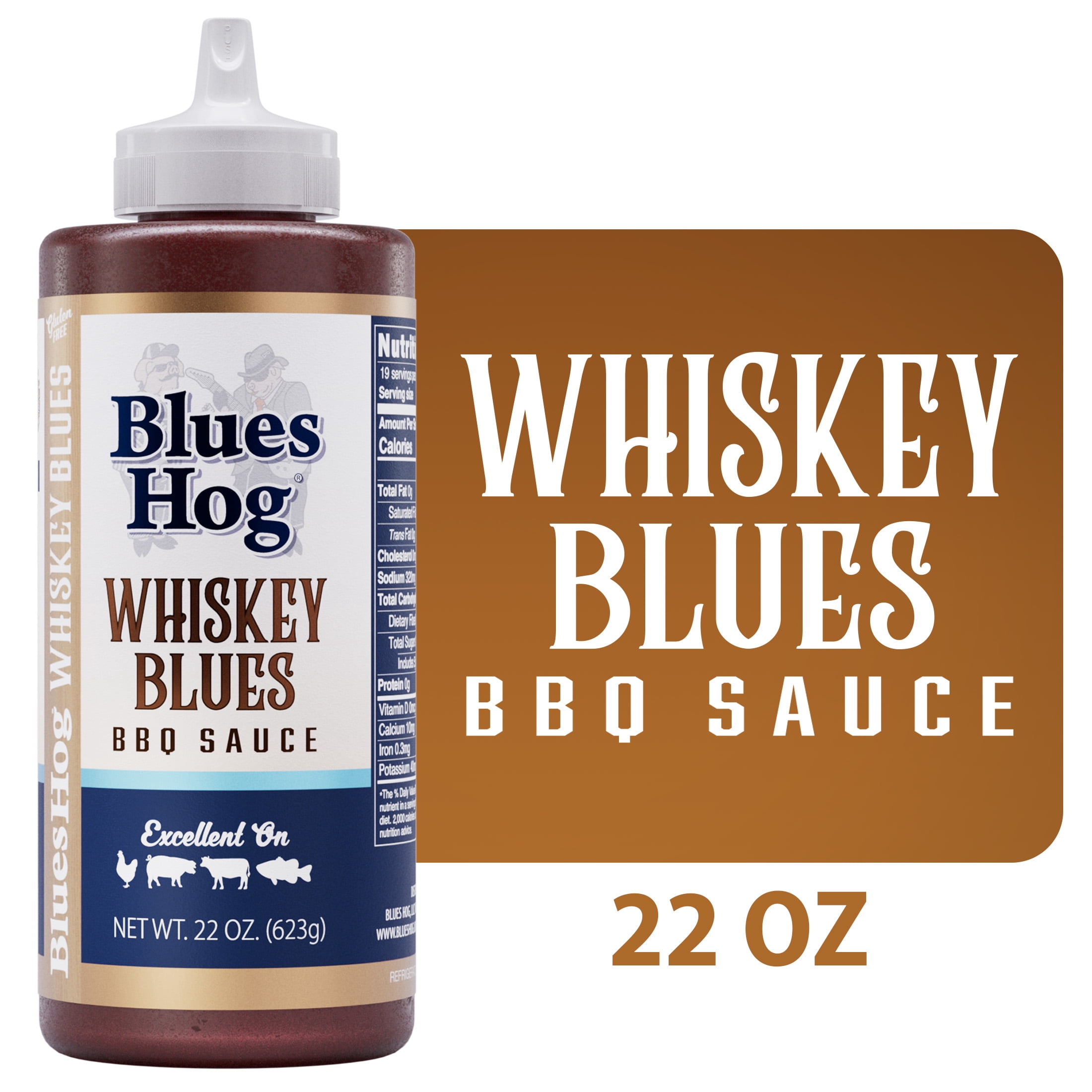 Whiskey Blues BBQ Sauce, 22 oz