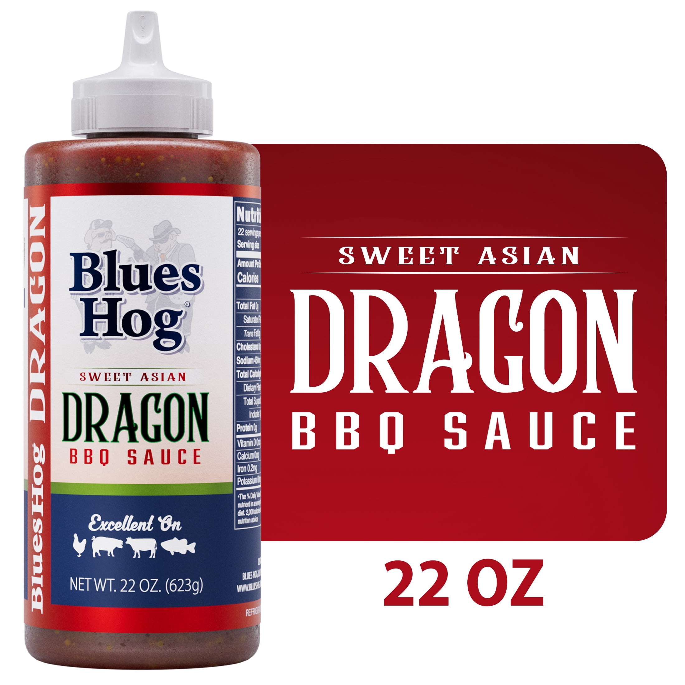 Sweet Asian Dragon BBQ Sauce, 22 oz