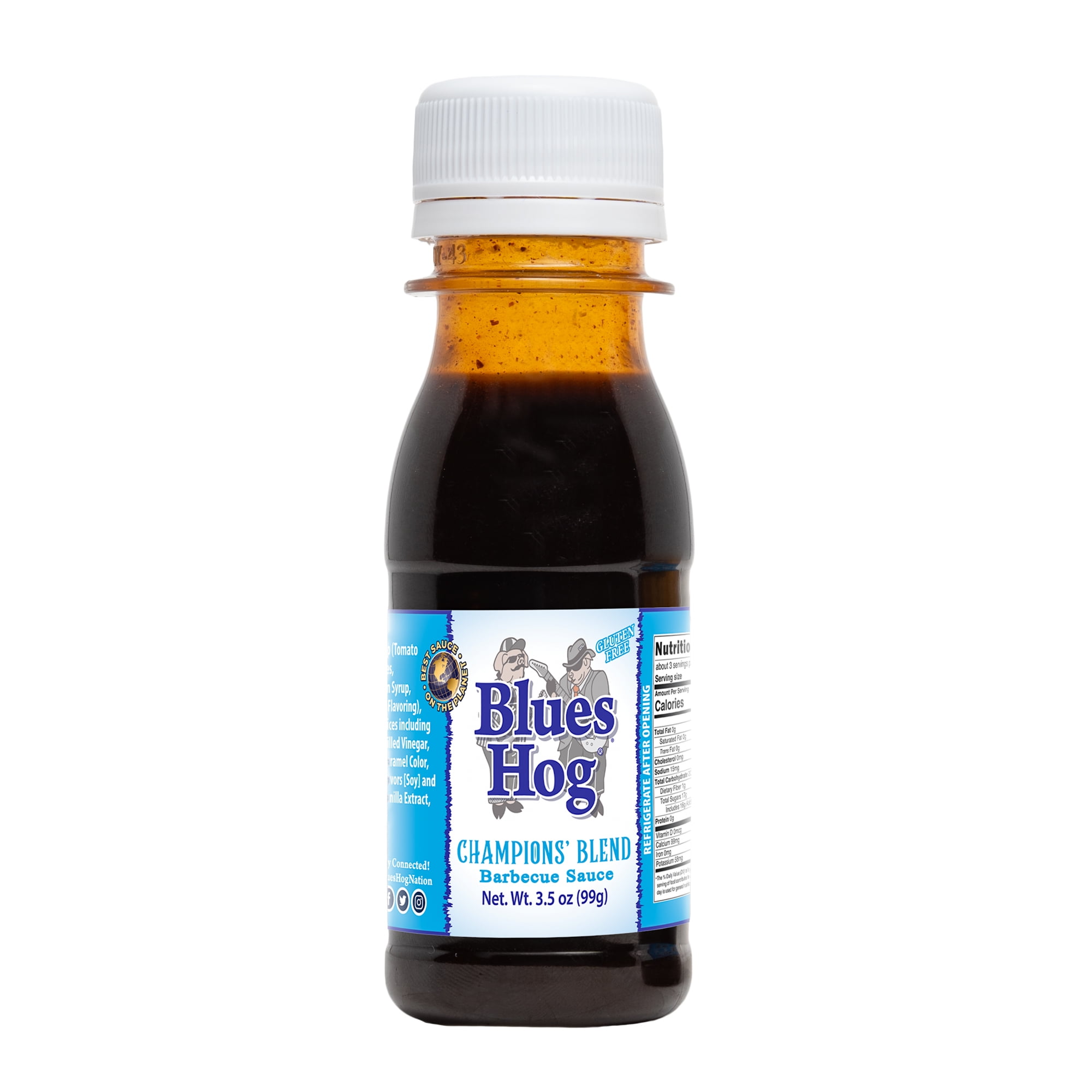 Blues Hog Champions' Blend BBQ Sauce, GlutenFree, 3.5 oz