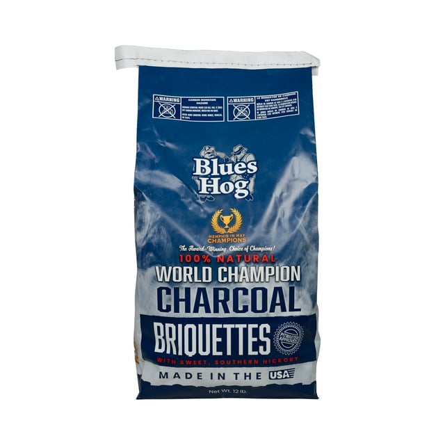 Blues Hog Charcoal Briquettes, Single Sourced for Heat & Smoke