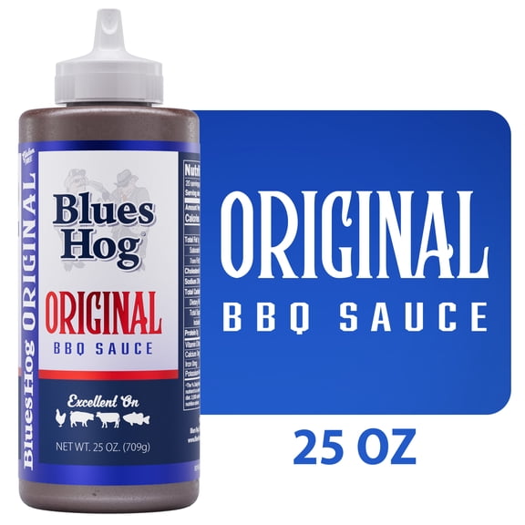 Blues Hog Original Barbecue Sauce Squeeze Bottle, Gluten-Free, 25 oz