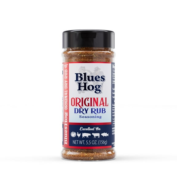 Blues Hog Original Dry Rub Seasoning, Gluten Free, 5.5 oz
