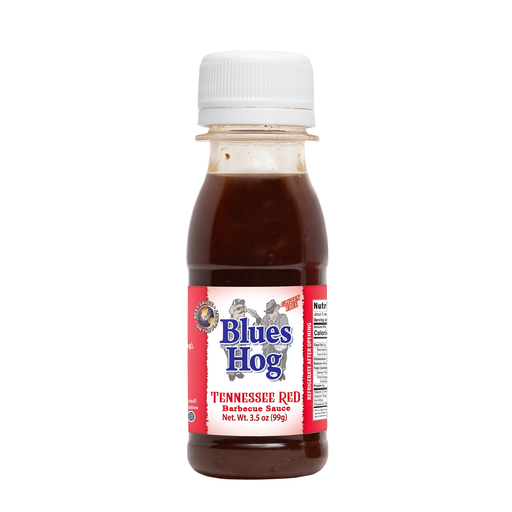 Blues Hog Tennessee Red BBQ Sauce, GlutenFree, 3.5 oz