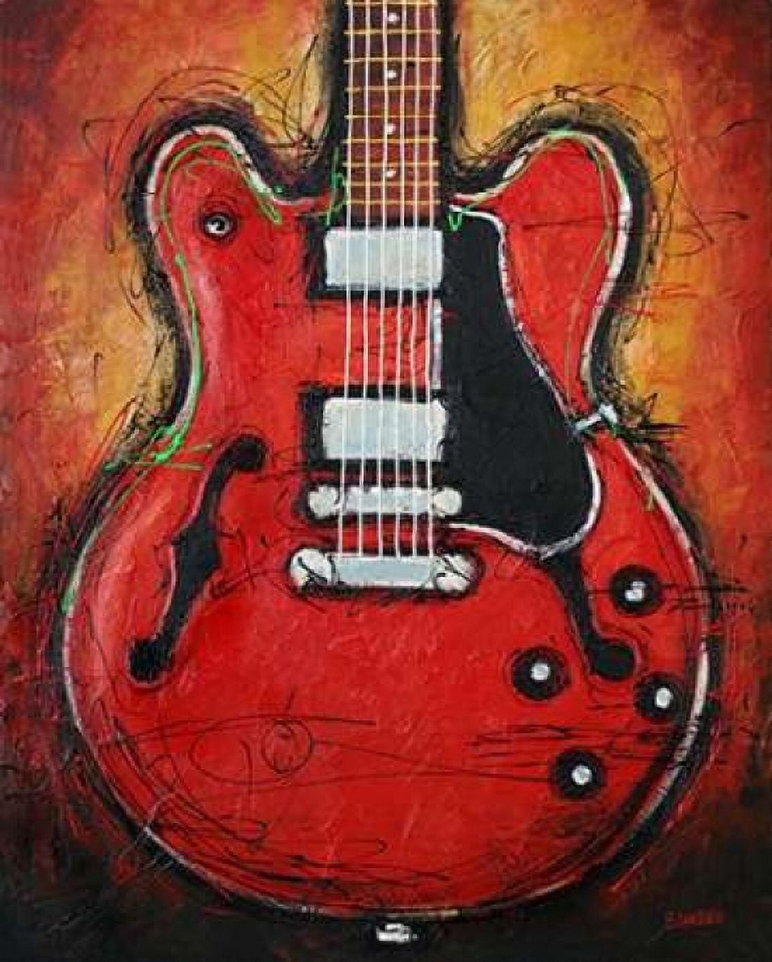 Blues King Canvas Art - Bruce Langton (24 x 30)