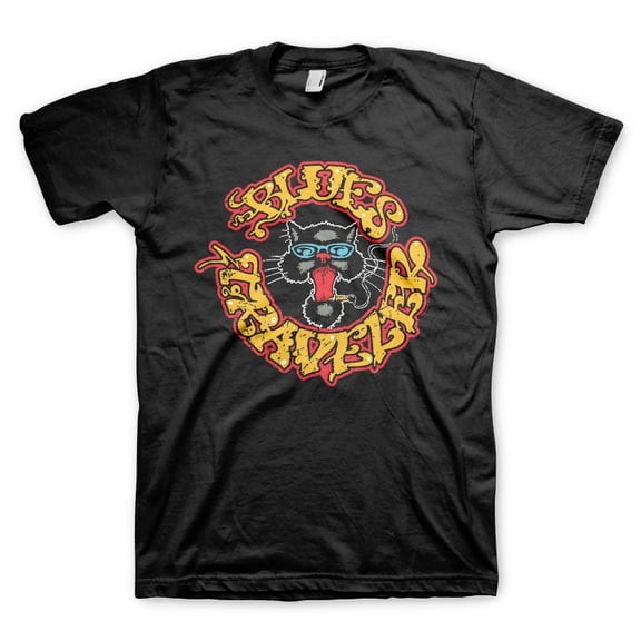 Blues Traveler Men's Circle Cat Logo T-Shirt X-Large | Officially Licensed Merchandise