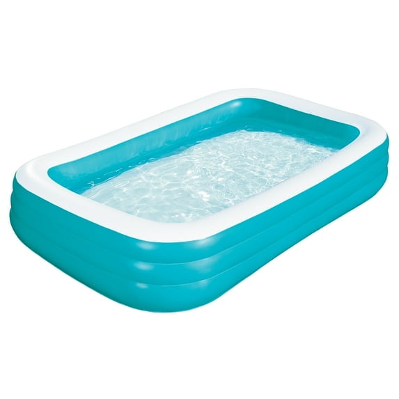 Bluescape 10ft Family Inflatable Swimming Pool, Rectangular, Age 6 & up, Unisex Including Play Bundle