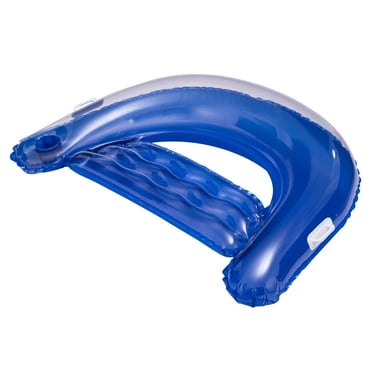 Bluescape Blue Inflatable Comfort Chair Lounge Pool Float, Age 14 & up, Unisex