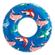 Bluescape Blue Shark Inflatable Swim Tube Pool Float, for Kids & Adults, Age 9 & up, Unisex