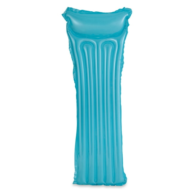 Bluescape Blue Transparent Air Mat, Inflatable Pool Float, Age 14 & up