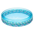 thumbnail image 1 of Bluescape Colorful Mermaid Print 3-Ring Inflatable Swimming Pool for Kids, Round, Age 2 & up, Unisex, 1 of 7
