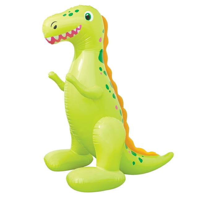 Bluescape Inflatable Dinosaur Sprinkler Green 5 feet Outdoor Kids Water