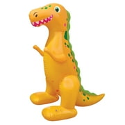 Bluescape 5 ft Orange Dinosaur Inflatable Kids Sprinkler for Backyard Fun