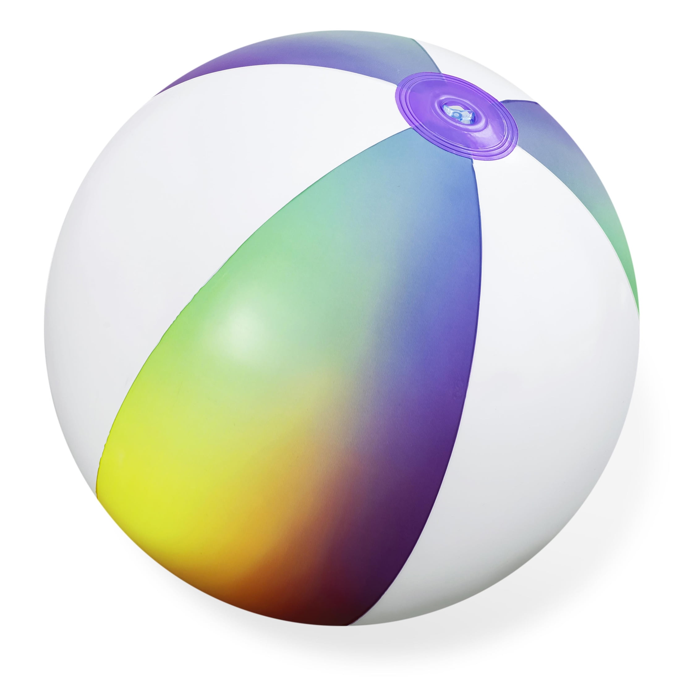 Bluescape Rainbow Inflatable Small Beach Ball 13.5"