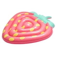 thumbnail image 1 of Bluescape Strawberry Lounge Inflatable Swimming Pool Float, Red, Age 9 Years & Up, Unisex, 1 of 6