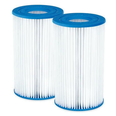 Bluescape Type A/C Pool Filter Cartridge 2-Pack, White, Adults