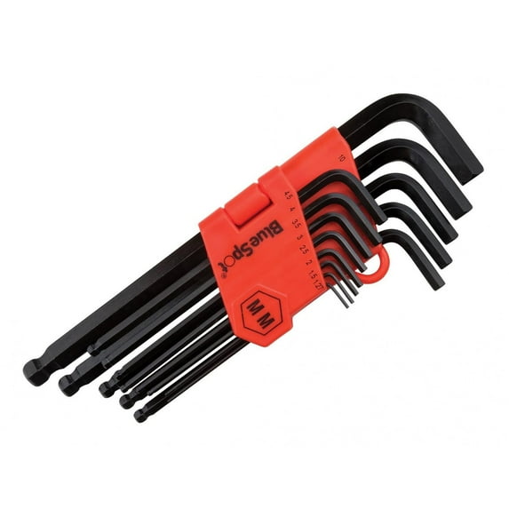 Bluespot Tools Long Arm Ball End Hexagon Key Set, 13 Piece