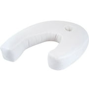 Bluestone Contour Polyfiber Side Sleeper Pillow with Ear Pocket for Adult