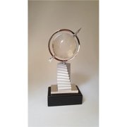 Bluestone Designs Crystal Globe on Books