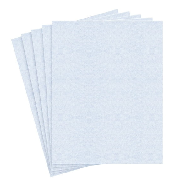 Bluestone Parchment Cardstock – Great for Certificates, Menus and Wedding Invitations | 65Lb Cover (176gsm) | 8.5 x 11” | 50 Sheets per Pack