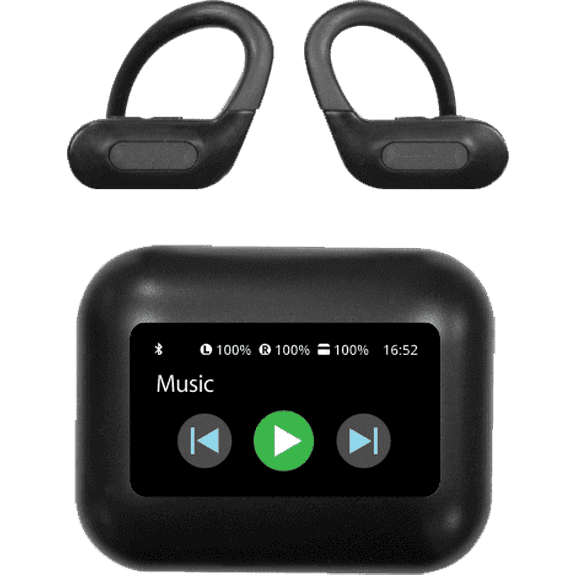 Bluestone SportMAX Wireless Earbuds | Bluetooth 5.3 Sport Earbuds with Touchscreen Smart Charging Case | Noise Cancelling | Spatial Sound | Ambient Mode | Built-in Mic