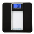 thumbnail image 1 of bluestone tempered glass digital bathroom scale - black, 1 of 4