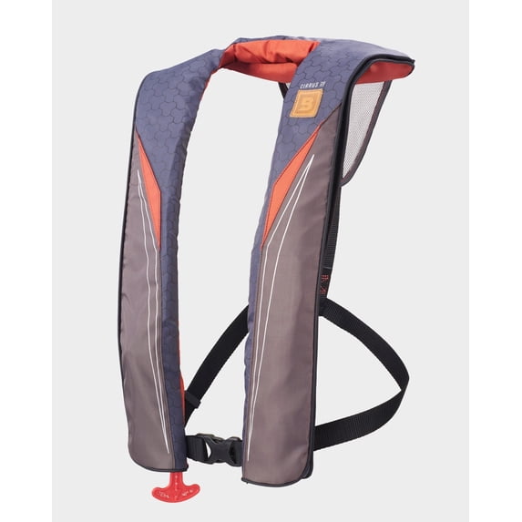 Bluestorm Gear Cirrus26 Inflatable PFD Life Jackets (Legendary Tan) for Adults | US Coast Guard Approved Automatic Life Vest w/Manual Override Convertibility