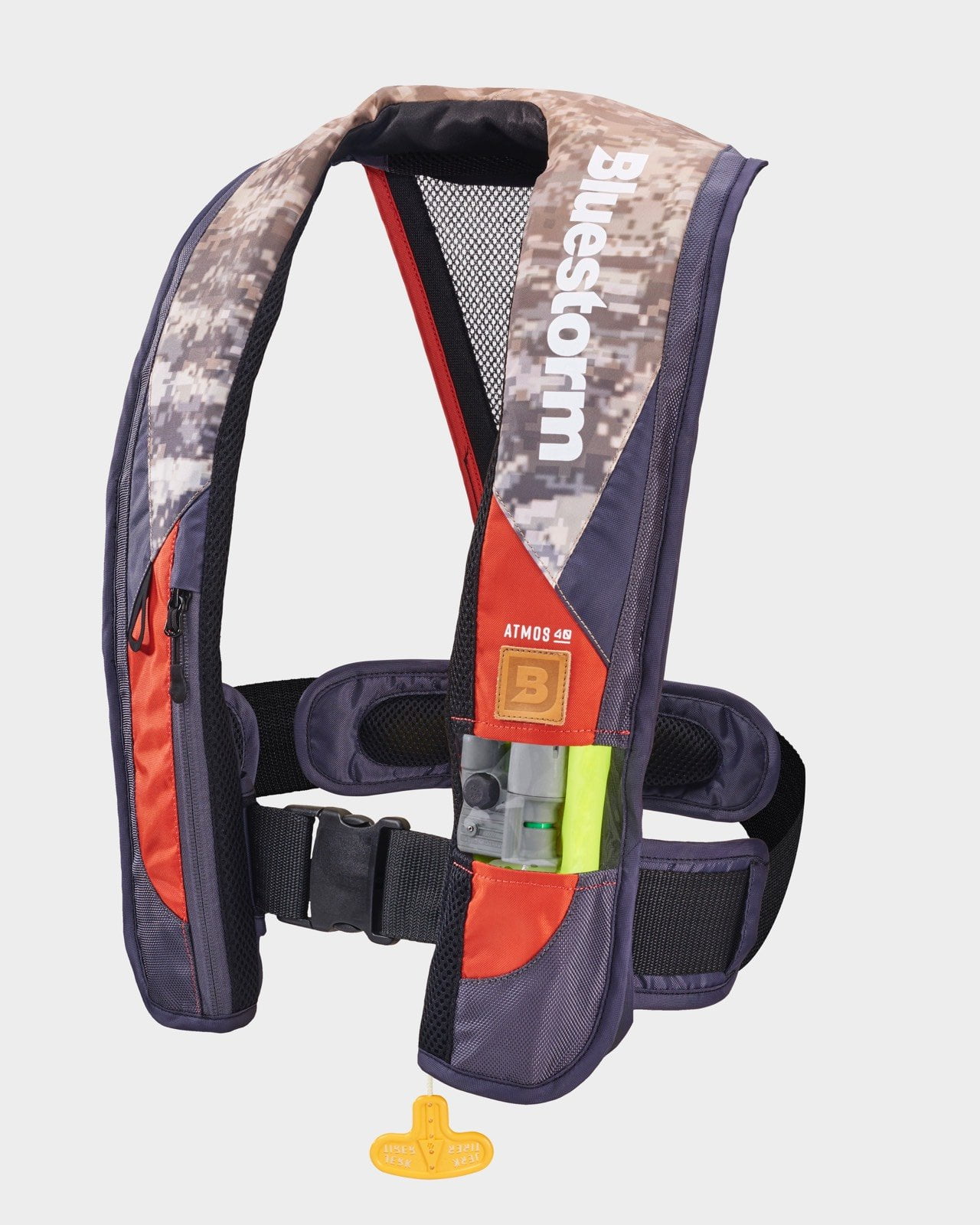 Bluestorm Gear Atmos 40 Automatic/Manual Inflatable PFD Life Jacket for Adults | US Coast Guard Approved (Legendary Camo)