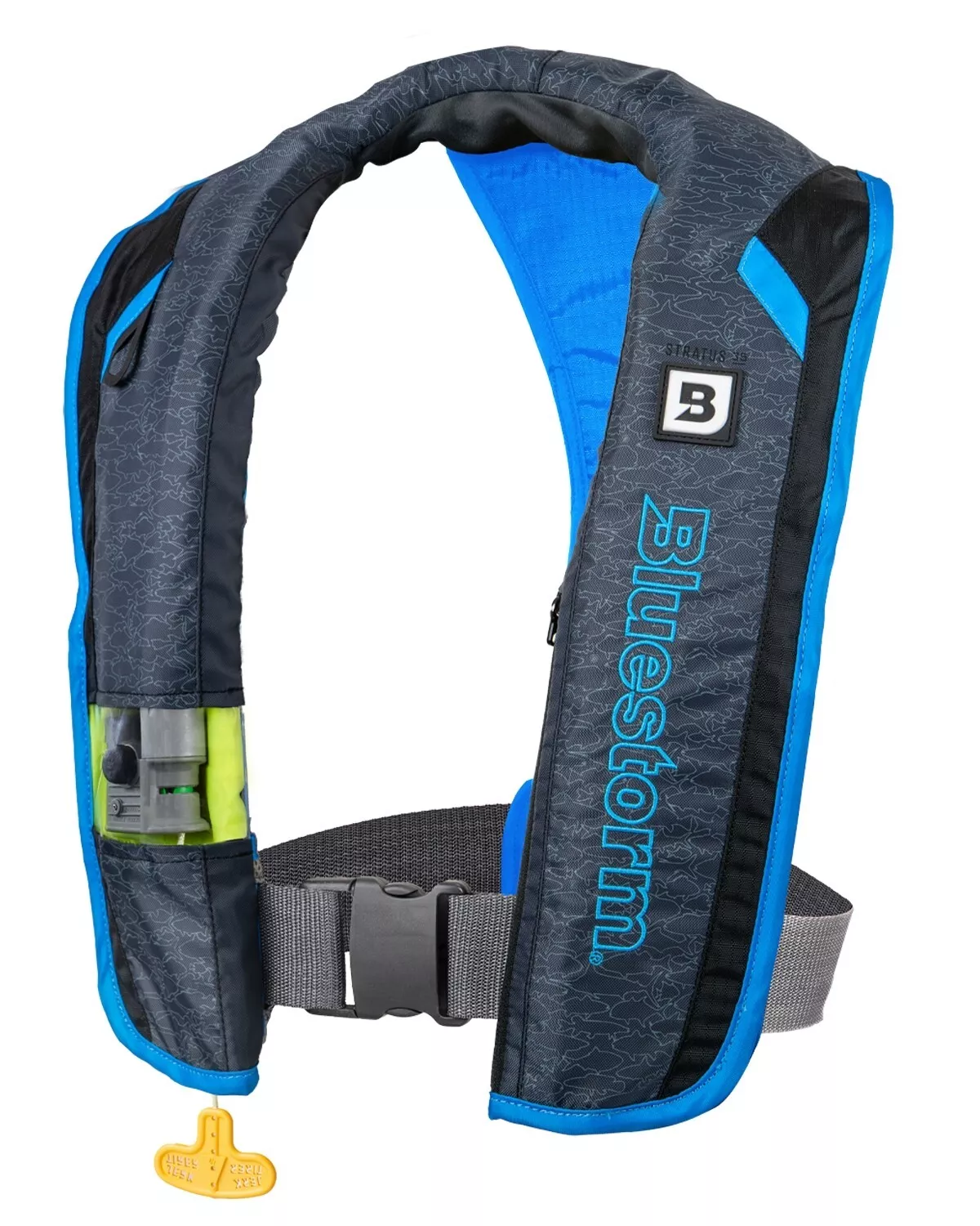 Bluestorm Stratus 35 Inflatable Life Jacket USCG Approved Type2 PFD COASTAL BLUE