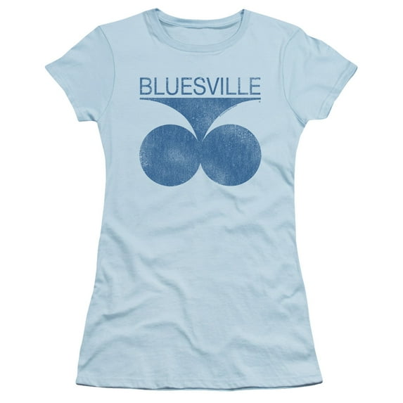 Bluesville Retro Bluesville Junior Women's T-Shirt Light Blue