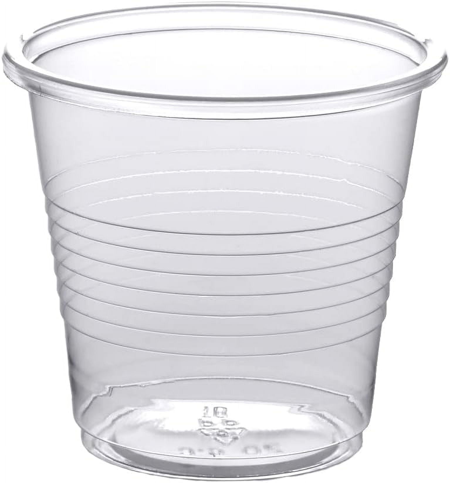 Bluetable Plastic Cups 3 oz Disposable Clear Cups 3 ounce Bulk - Small ...